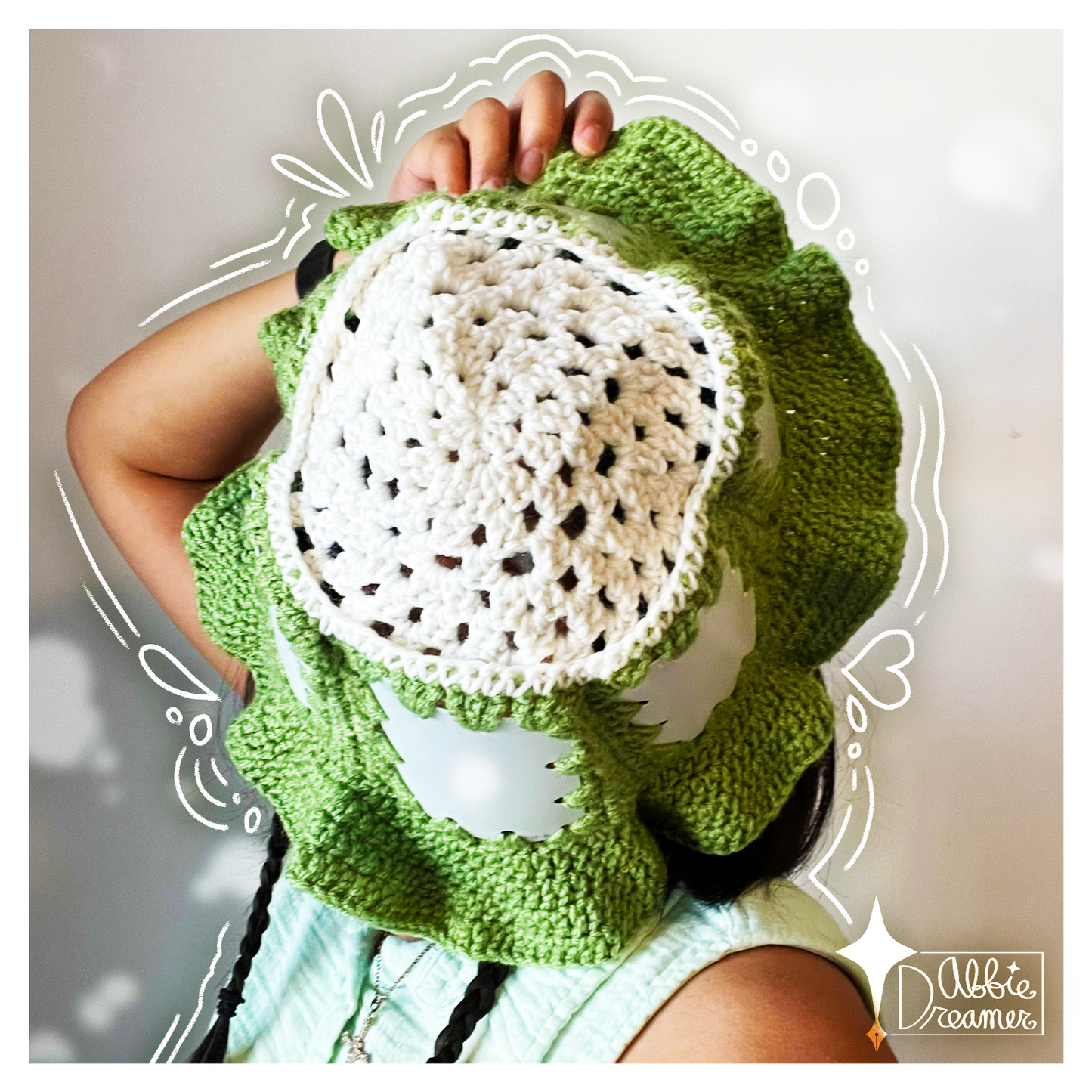 Green Plastic Bucket Hat