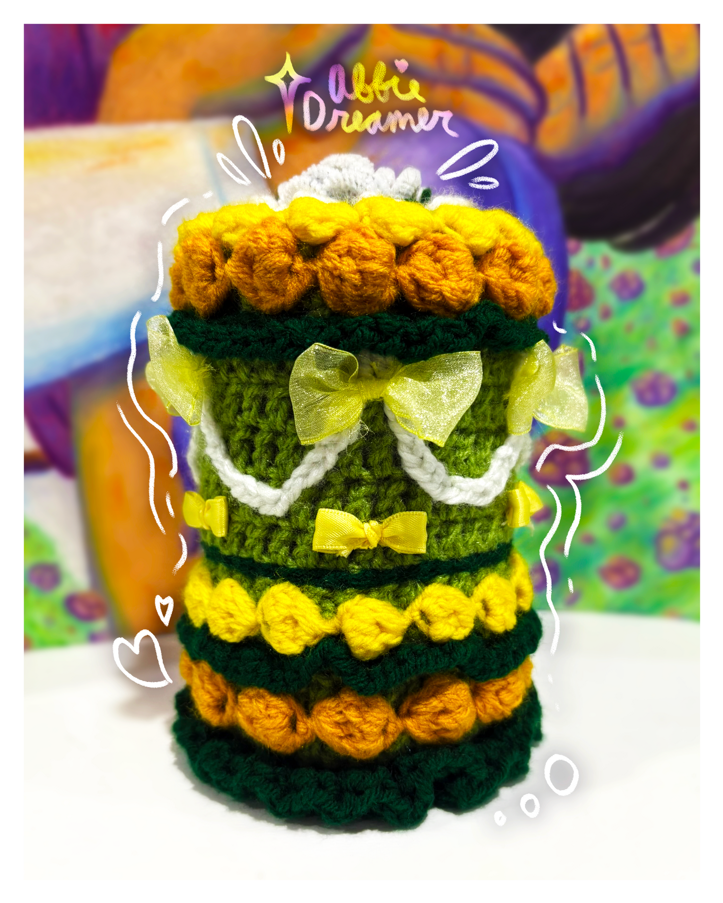 Dandelion Cake Container