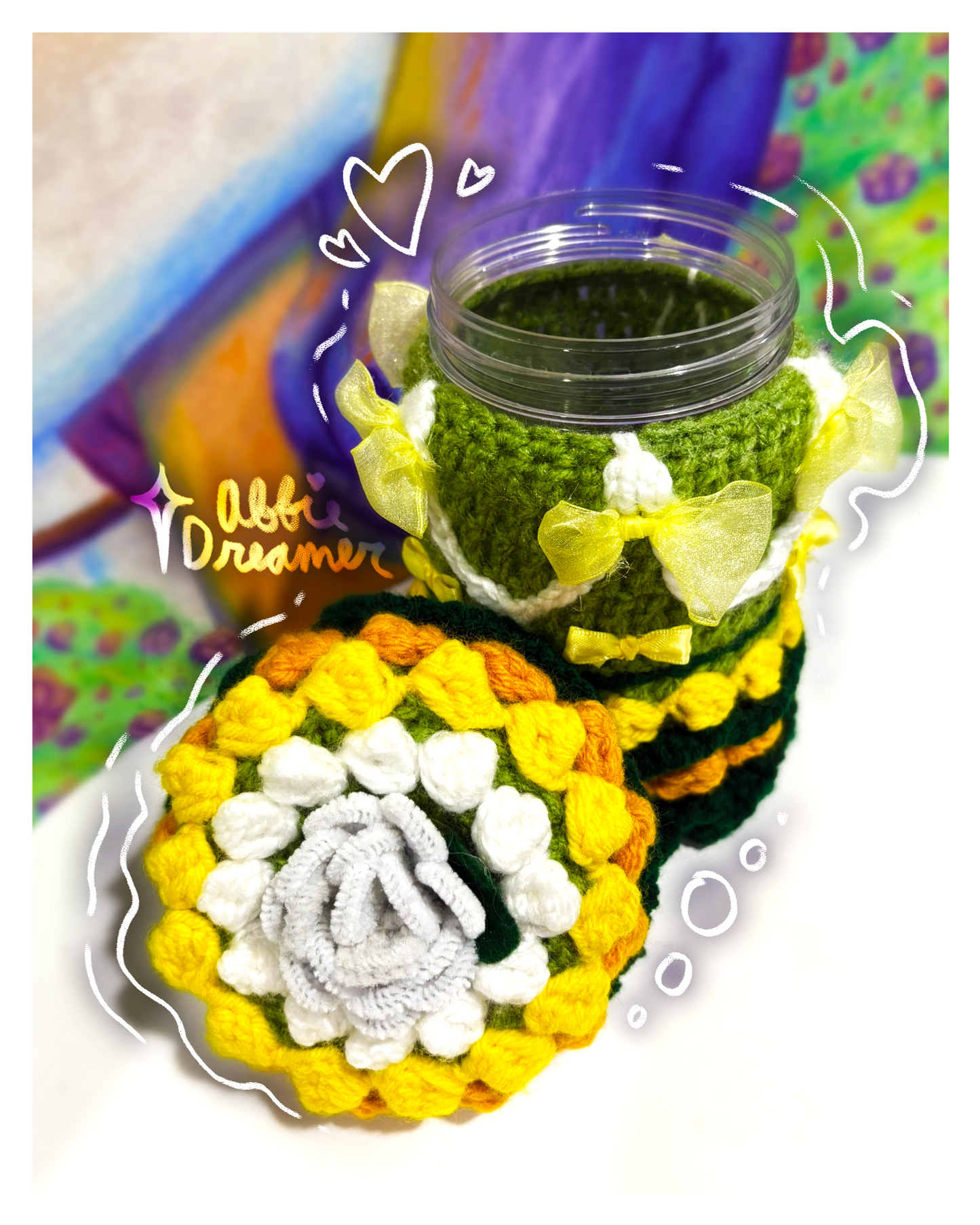 Dandelion Cake Container