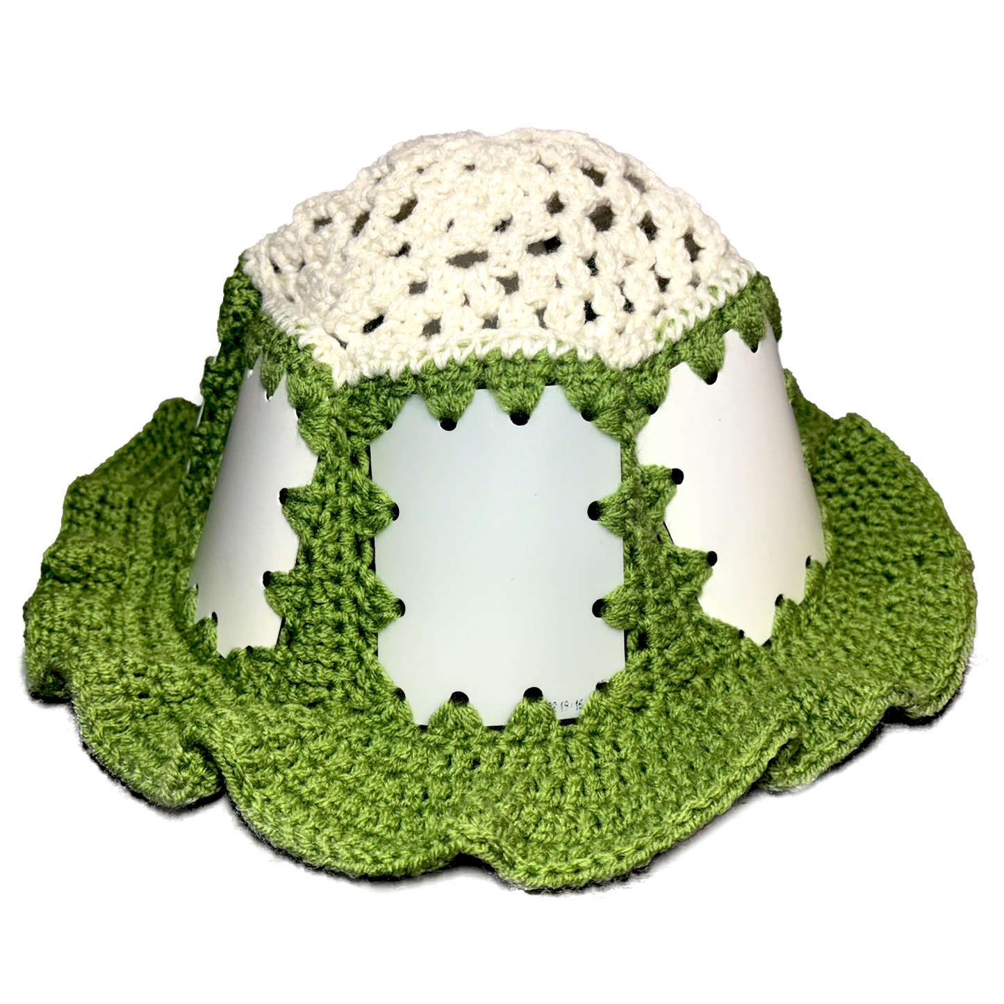 Green Plastic Bucket Hat