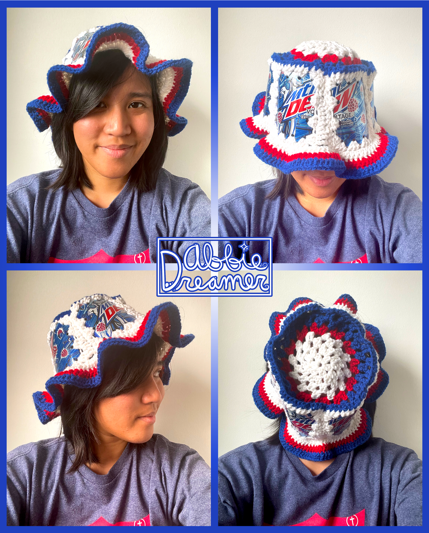 Mountain Dew Voltage Soda Can Bucket Hat