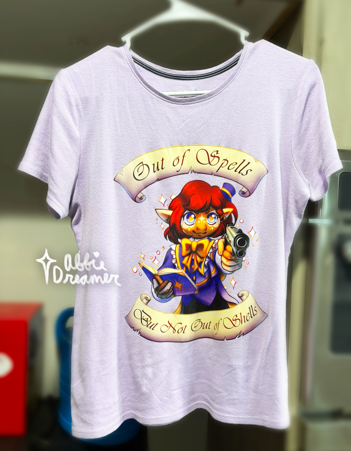 "Out of Spells" Tera D&D Shirt