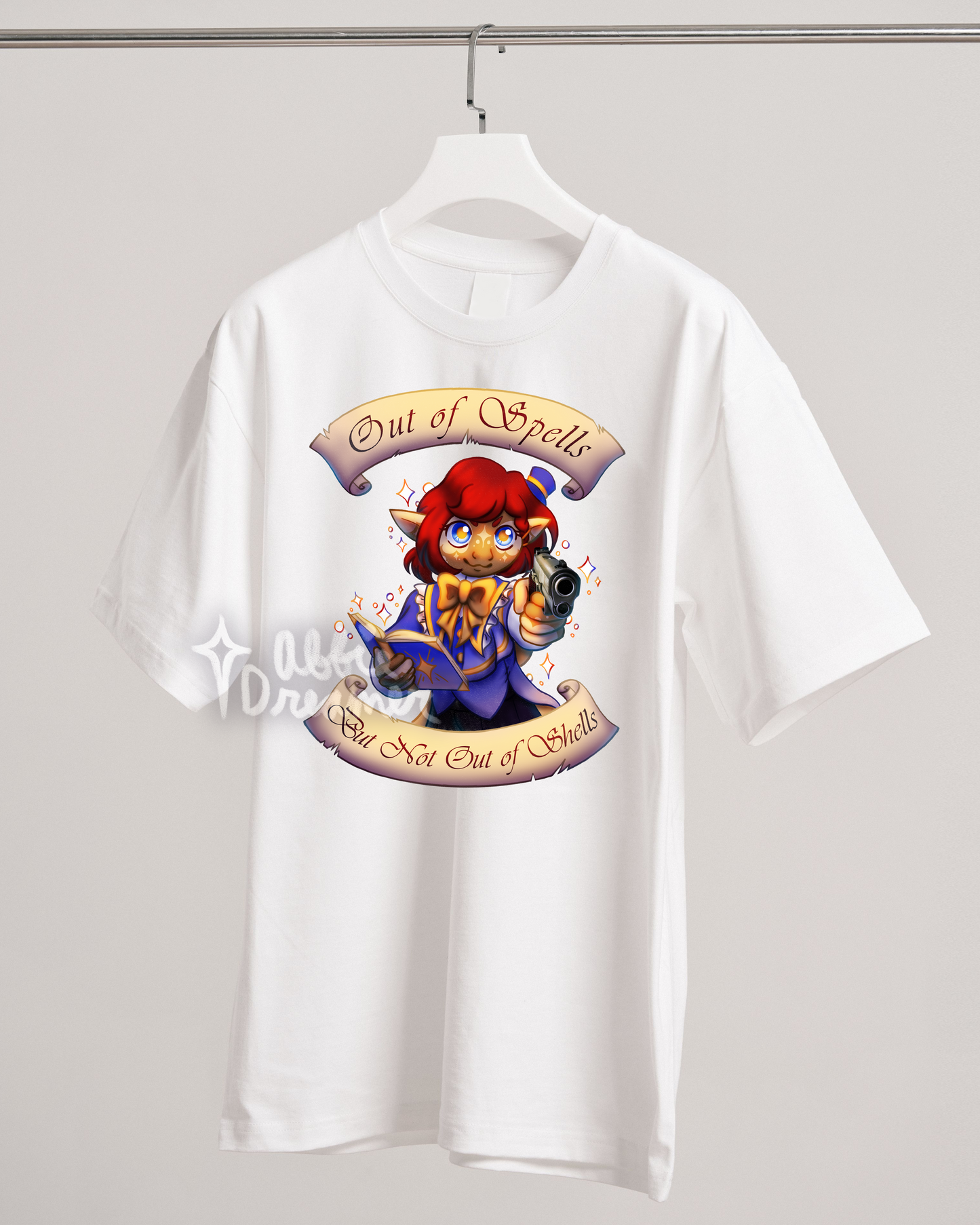"Out of Spells" Tera D&D Shirt