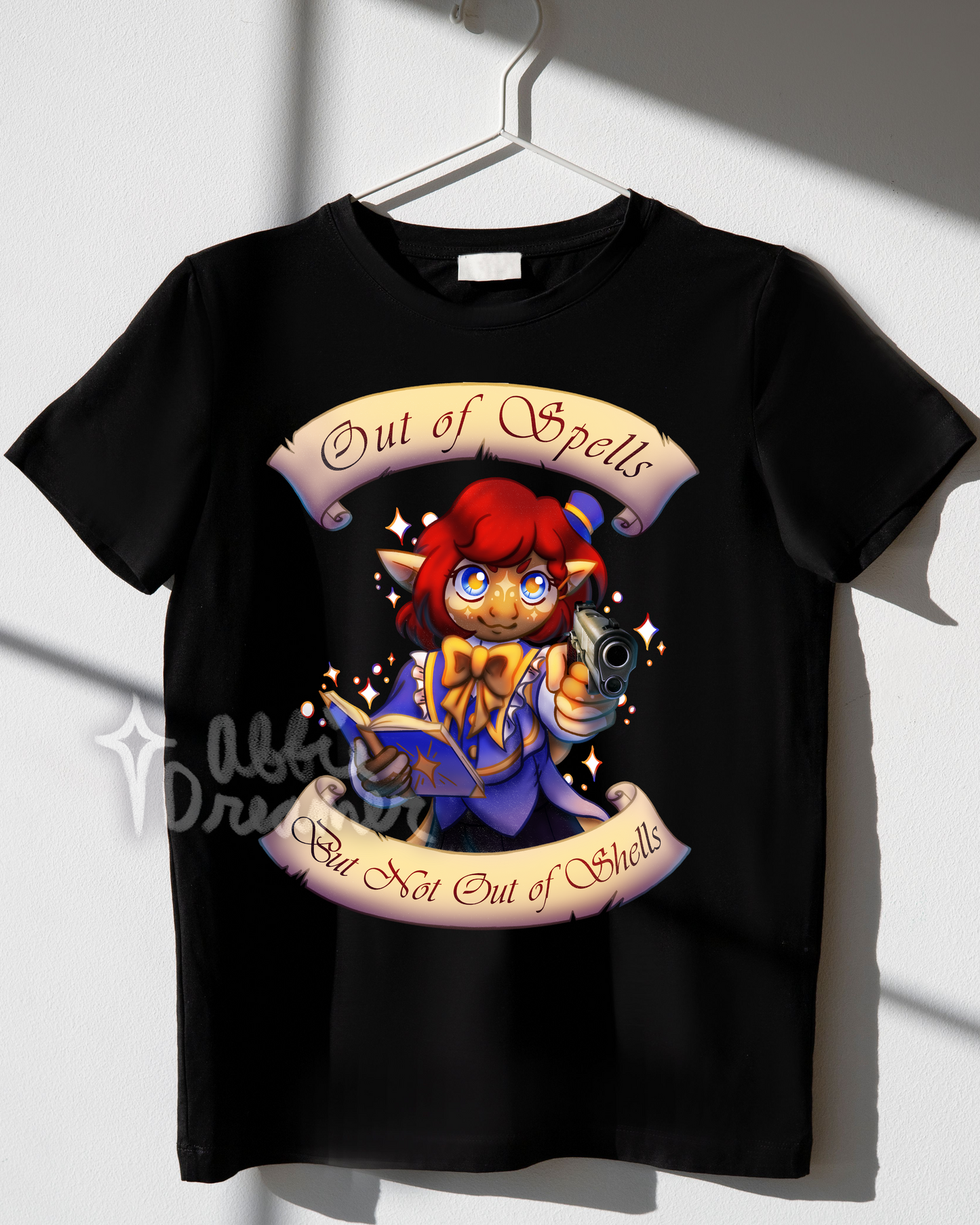 "Out of Spells" Tera D&D Shirt
