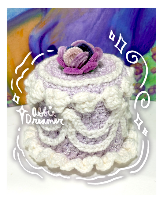 Lilac Rose Cake Container