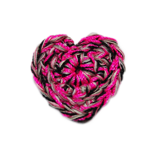 "Punk Rock Love" Heart Pin