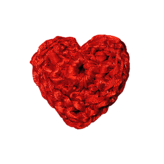 "Ribbon Red" Heart Pin